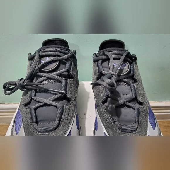 ADIDAS Niteball Carbon Orbit Violet Suede Leather Sneakers Unisex sz 7.5 Men's - Picture 9 of 15